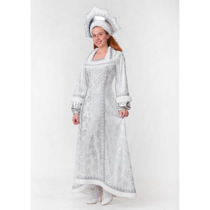 

Карнавальный костюм женский Снегурочка Batik 4513430 белый 46 RU, 4513430