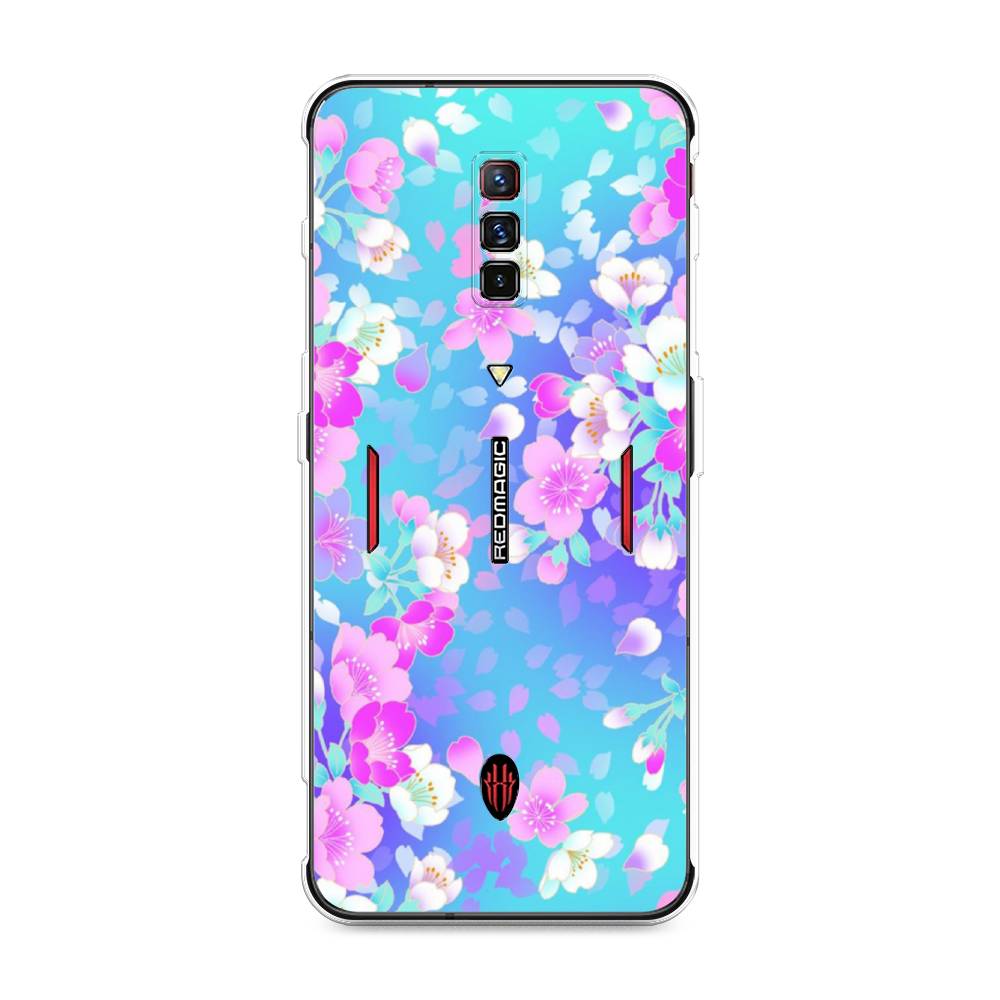 

Чехол Awog на ZTE Nubia Red Magic 6 / ЗТЕ Нубиа Ред Мэджик 6 "Яблоневые цветы", Разноцветный, 135150-8