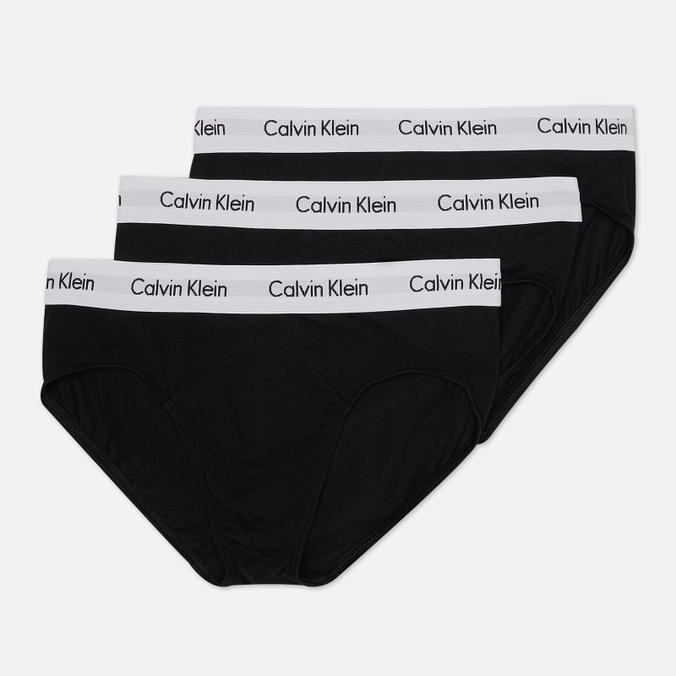 фото Набор брифов мужских calvin klein underwear u2661g черных xl