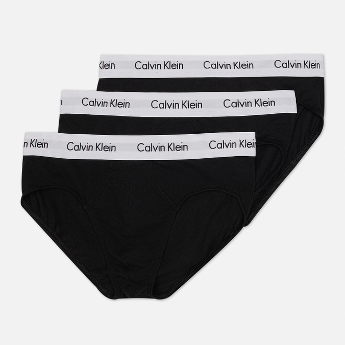 фото Набор брифов мужских calvin klein underwear u2661g черных s