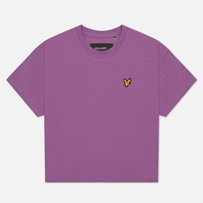 фото Футболка женская lyle & scott tsw1202v фиолетовая l lyle&scott