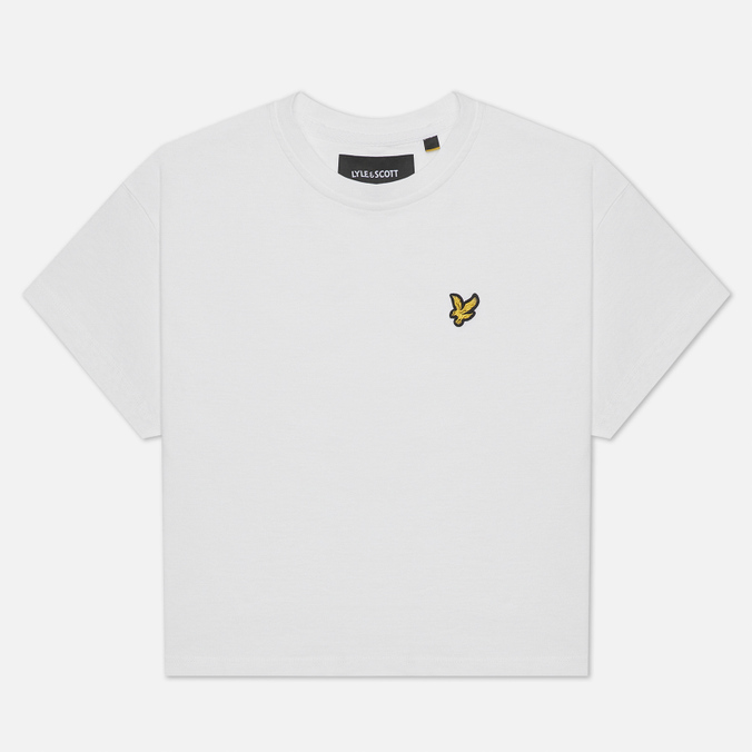 фото Футболка женская lyle & scott tsw1202v белая l lyle&scott