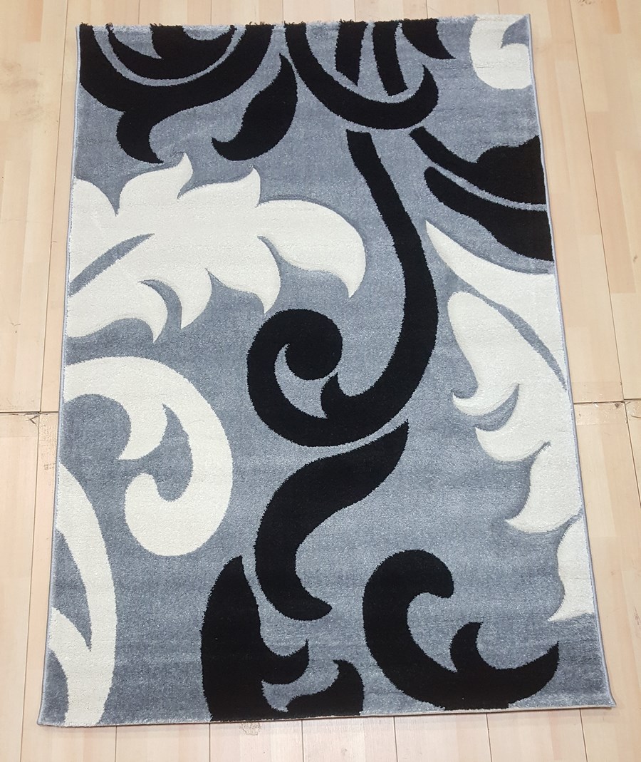 фото Ковер fruzan 1106r прямой серый 150x400 sofia rugs