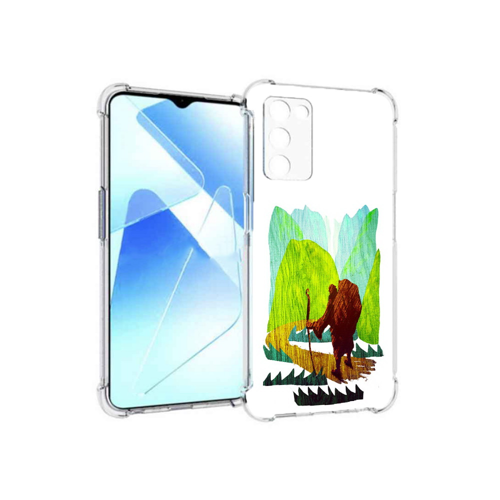 

Чехол MyPads Tocco для Infinix Zero X Pro Лесная тропа, Прозрачный, Tocco