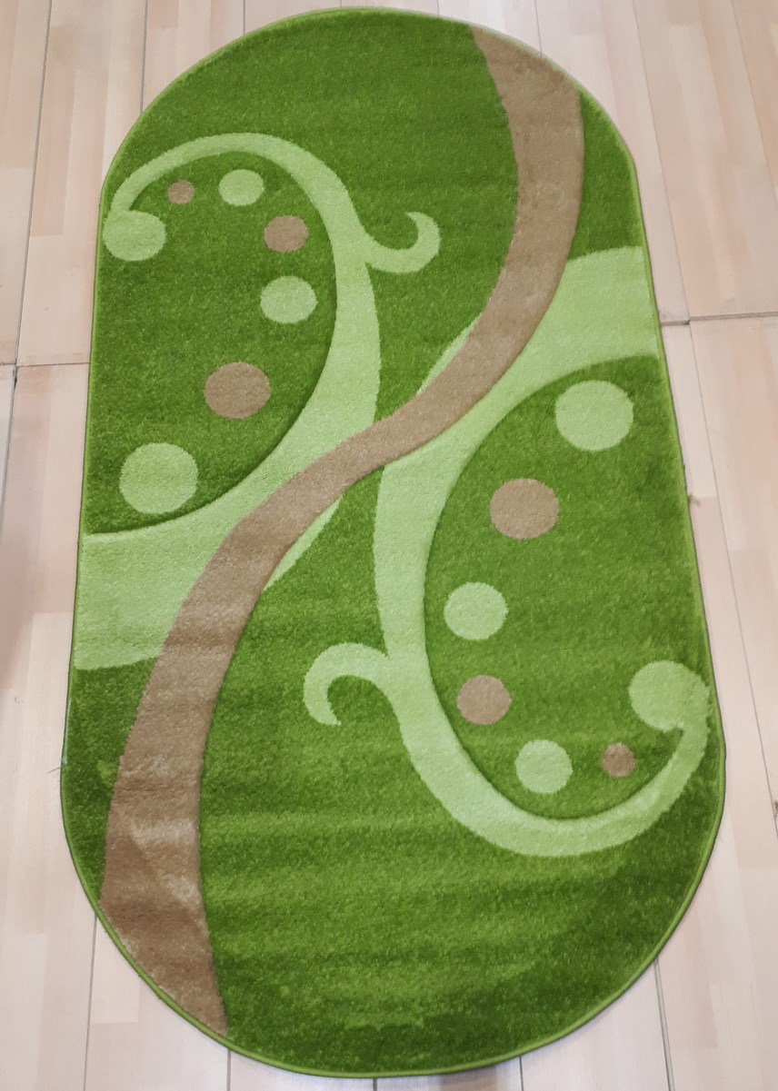 фото Ковер fruzan 1062r овал т.зел 080x150 sofia rugs