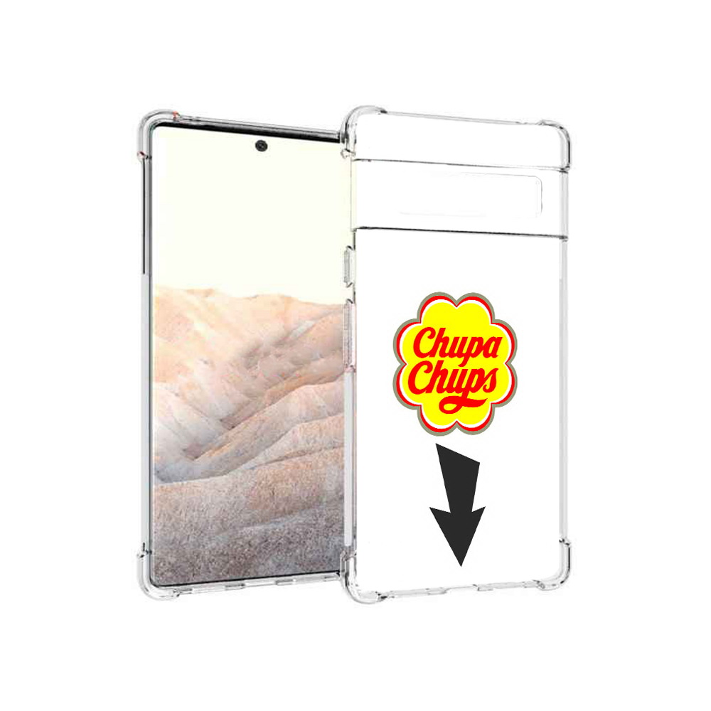 

Чехол MyPads Tocco для Google Pixel 6 Pro чупа чупс, Прозрачный, Tocco