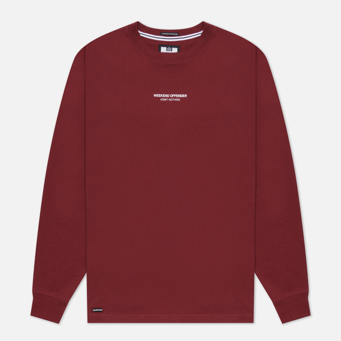 фото Лонгслив мужской weekend offender tsaw2109 бордовый xl