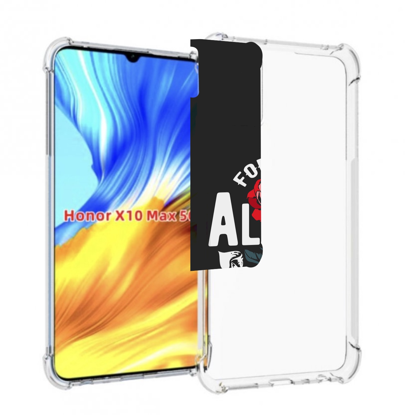 

Чехол MyPads Alone для Honor X10 Max, Прозрачный, Tocco