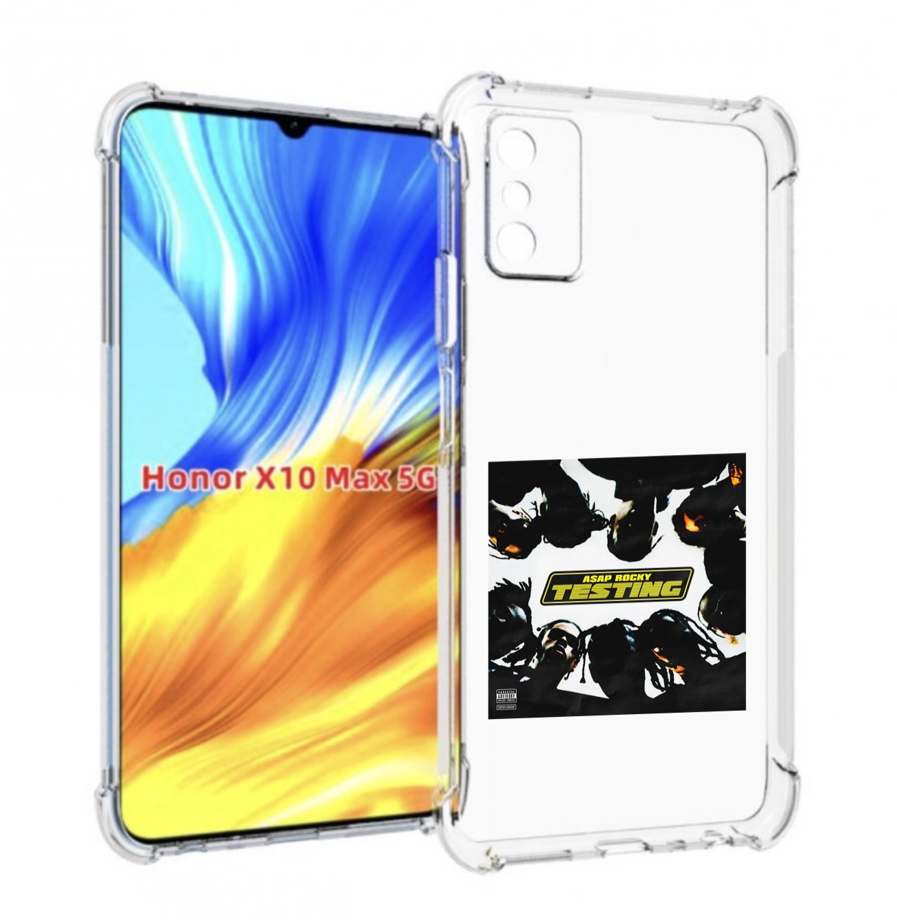 Чехол MyPads ASAP Rocky - TESTING для Honor X10 Max