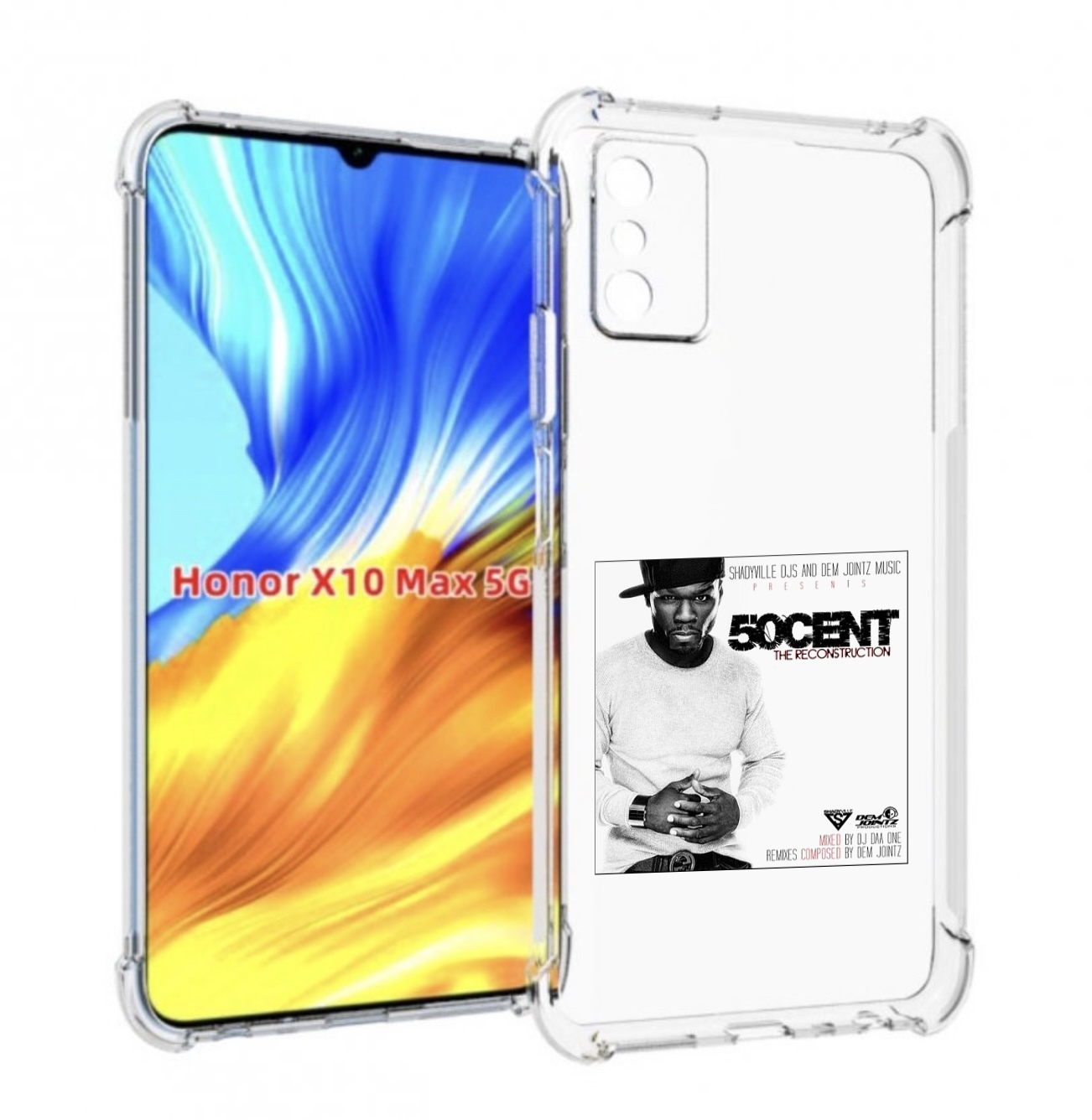 

Чехол MyPads 50 Cent - The Reconstruction для Honor X10 Max, Прозрачный, Tocco