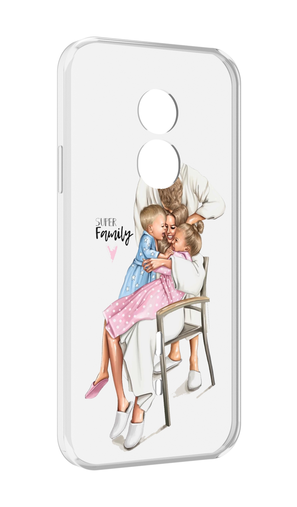 

Чехол MyPads Super-family для Doogee S51, Прозрачный, Tocco