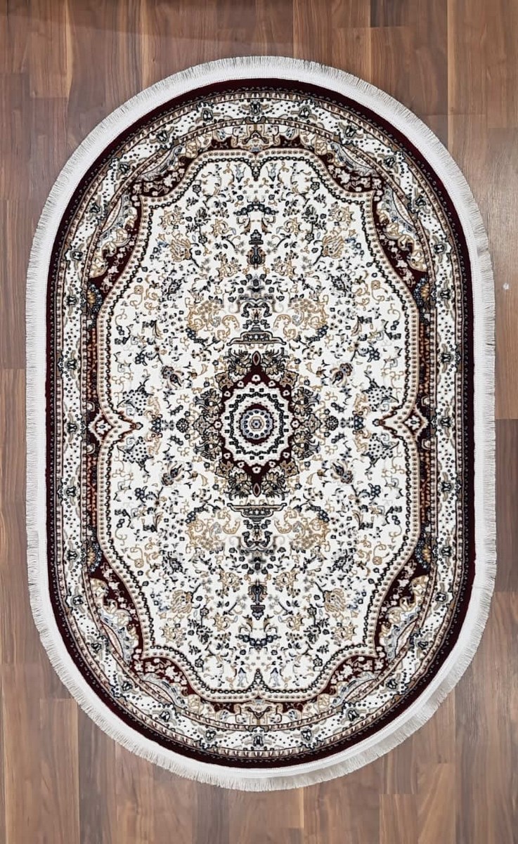 фото Ковер brillant 101 овал красный 80х150 sofia rugs