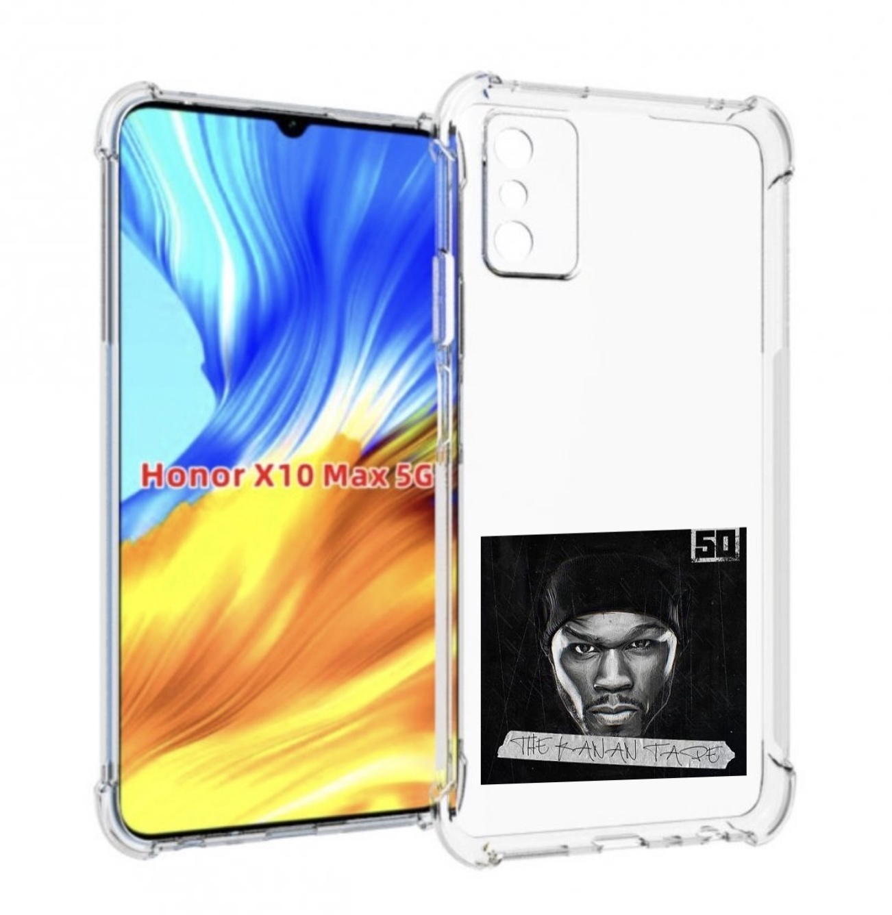 

Чехол MyPads 50 Cent - The Kanan Tape для Honor X10 Max, Прозрачный, Tocco