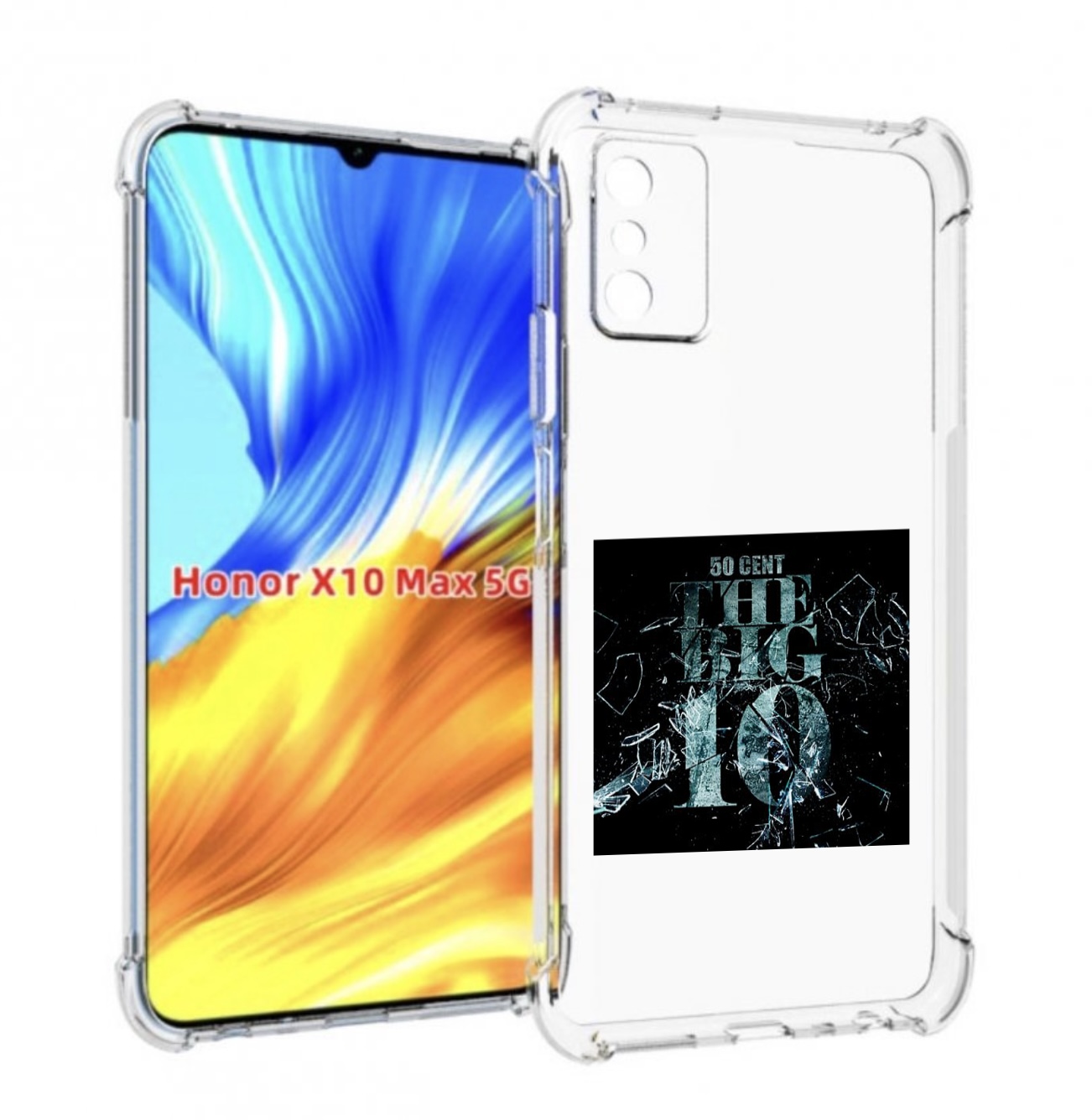 

Чехол MyPads 50 Cent - The Big 10 для Honor X10 Max, Прозрачный, Tocco