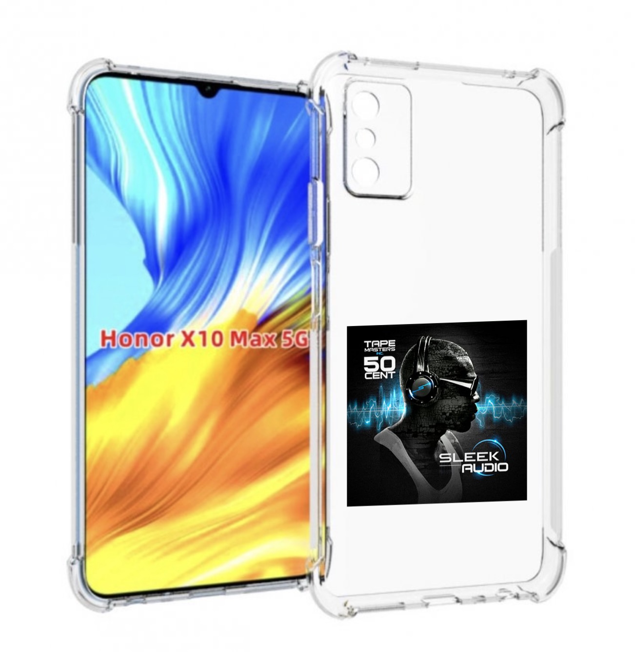 

Чехол MyPads 50 Cent - Sleek Audio для Honor X10 Max, Прозрачный, Tocco