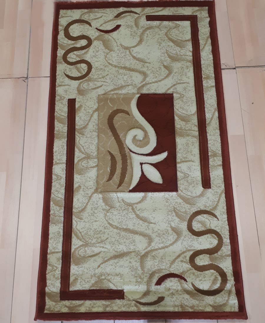 фото Ковер estetik 0445r прямой терракотовый 80х150 sofia rugs