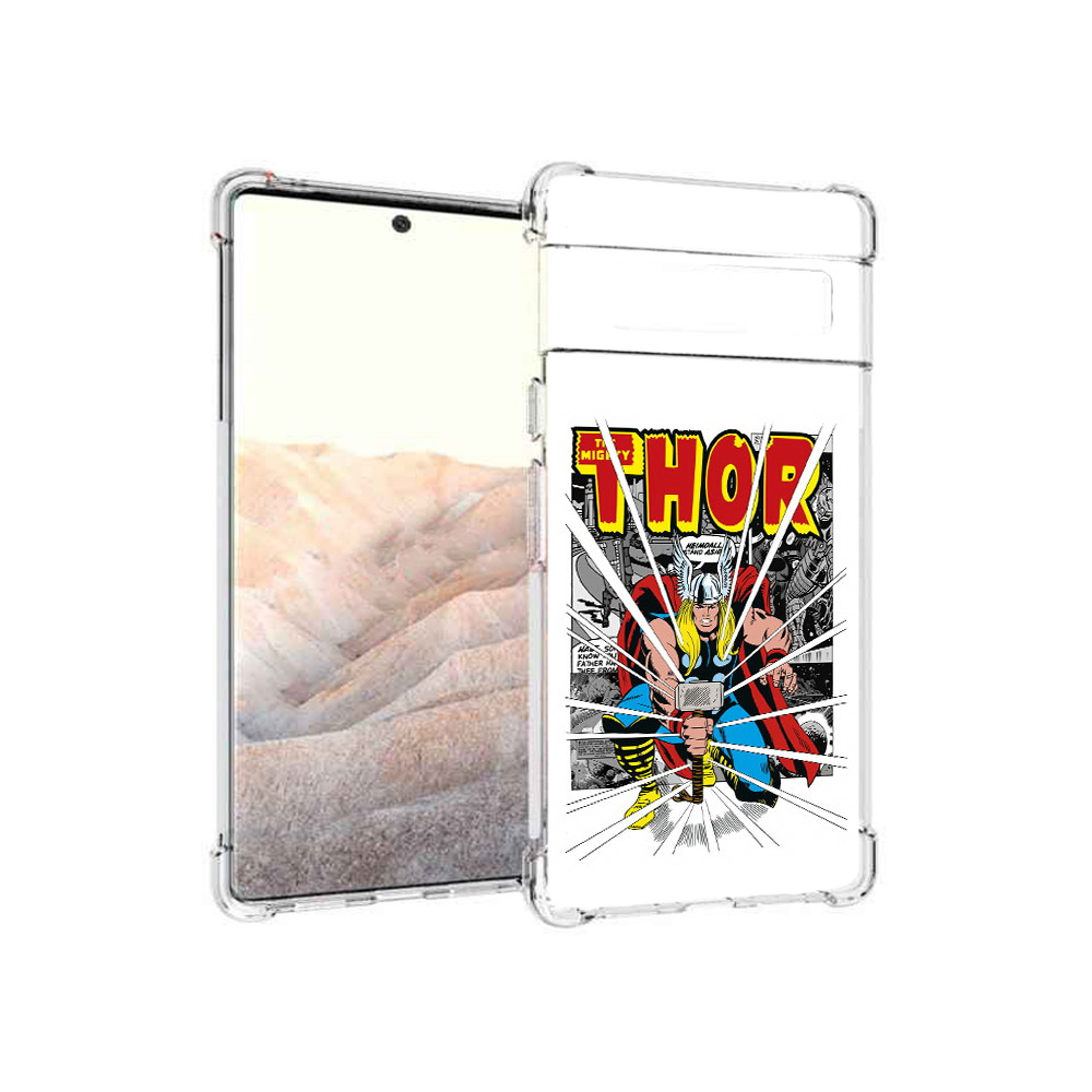 

Чехол MyPads Tocco для Google Pixel 6 Pro тор рисунок, Прозрачный, Tocco