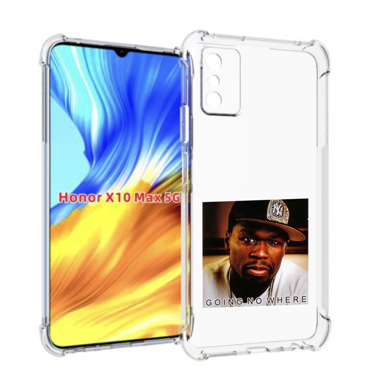 

Чехол MyPads 50 Cent - Going No Where для Honor X10 Max, Прозрачный, Tocco