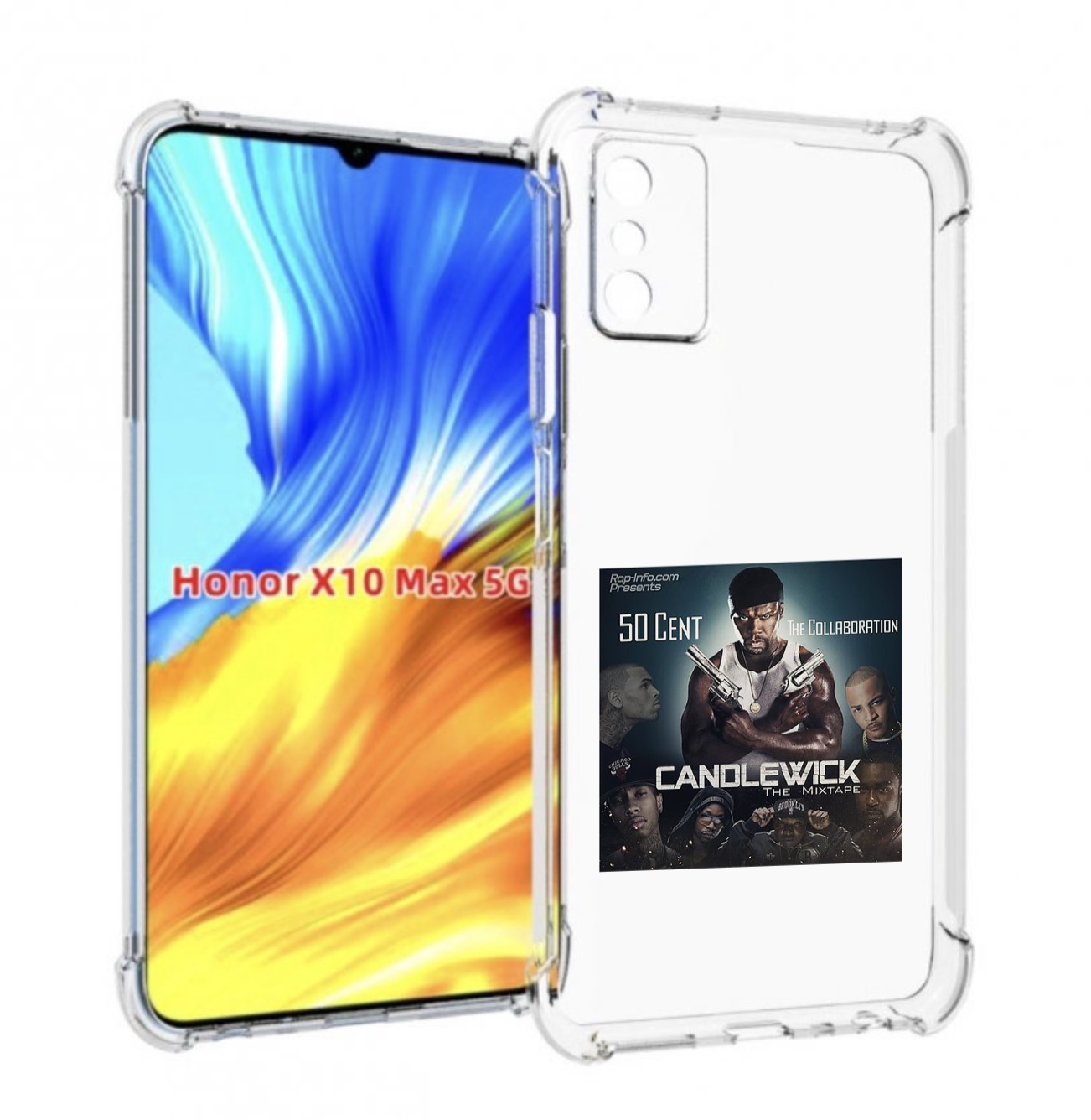 

Чехол MyPads 50 Cent - CandleWick для Honor X10 Max, Прозрачный, Tocco