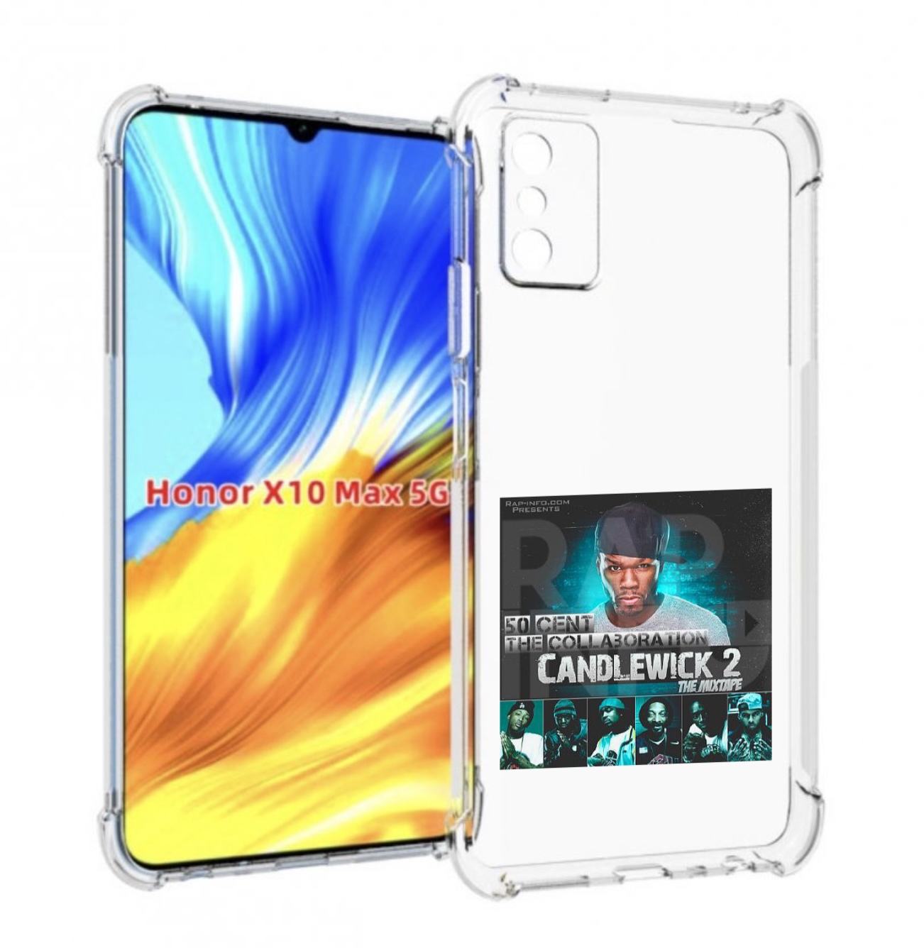 

Чехол MyPads 50 Cent - CandleWick 2 для Honor X10 Max, Прозрачный, Tocco