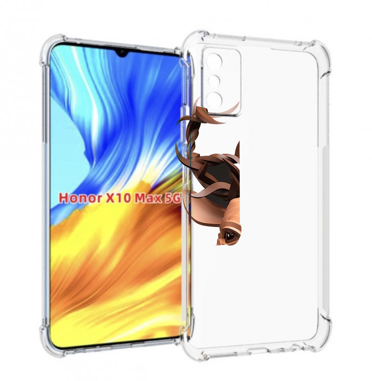 

Чехол MyPads 3D-олень для Honor X10 Max, Прозрачный, Tocco