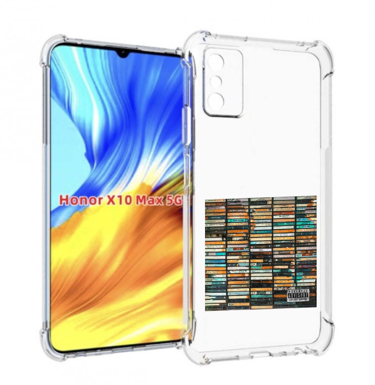 

Чехол MyPads 2004 Скриптонит для Honor X10 Max, Прозрачный, Tocco