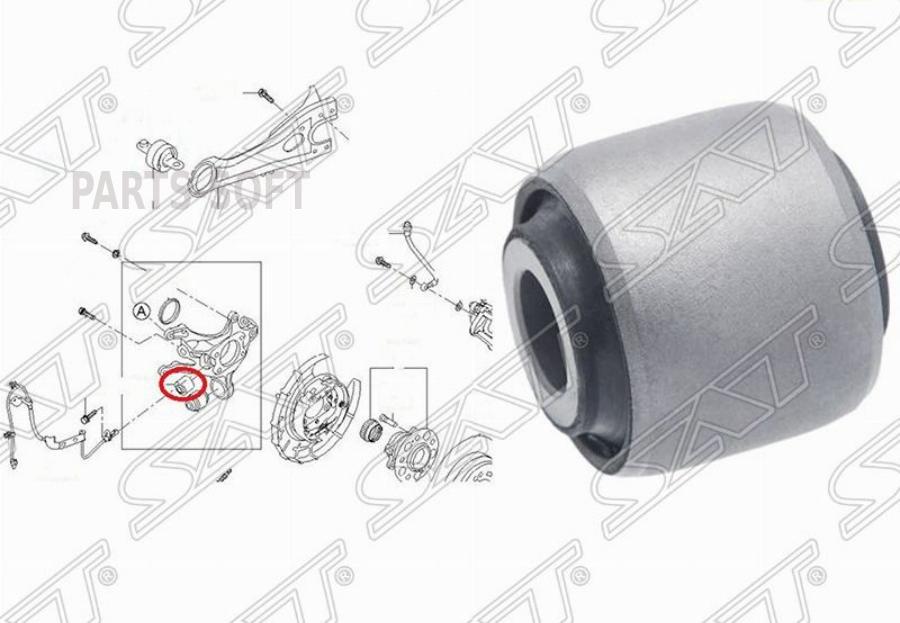 

Сайлентблок задней цапфы HYUNDAI ELANTRA (HD) 2006-2011