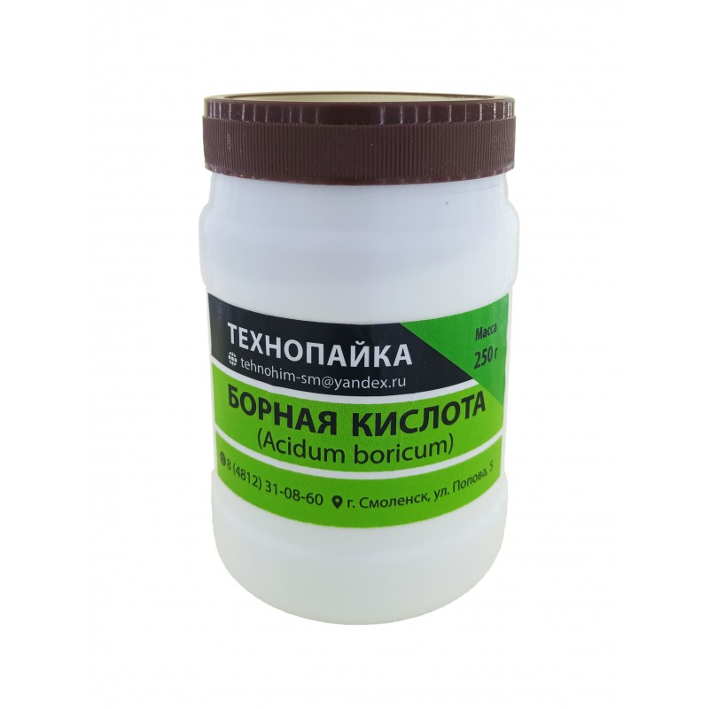 

Минеральное удобрение СмолТехноХим Борная кислота 4971 250 г