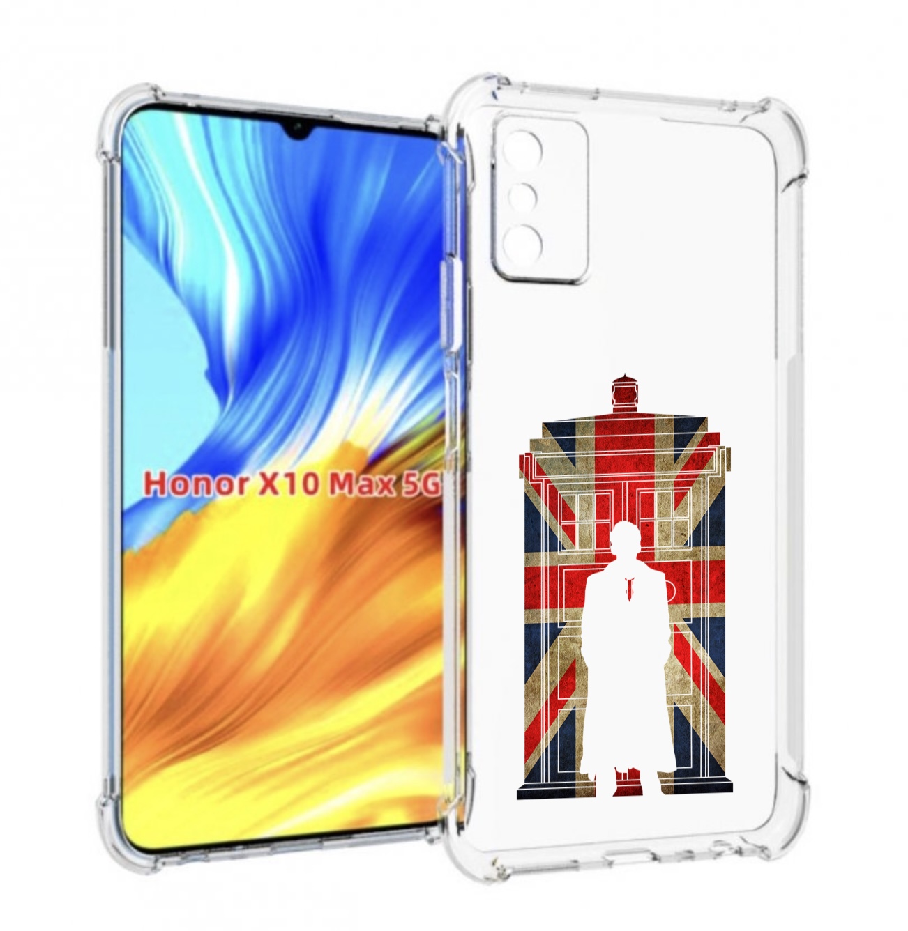 

Чехол MyPads шерлок холмс для Honor X10 Max, Прозрачный, Tocco