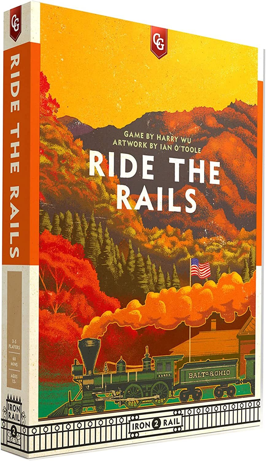 Настольная игра Capstone Games IR201 Ride the Rails на английском языке настольная игра hobby world ticket to ride азия