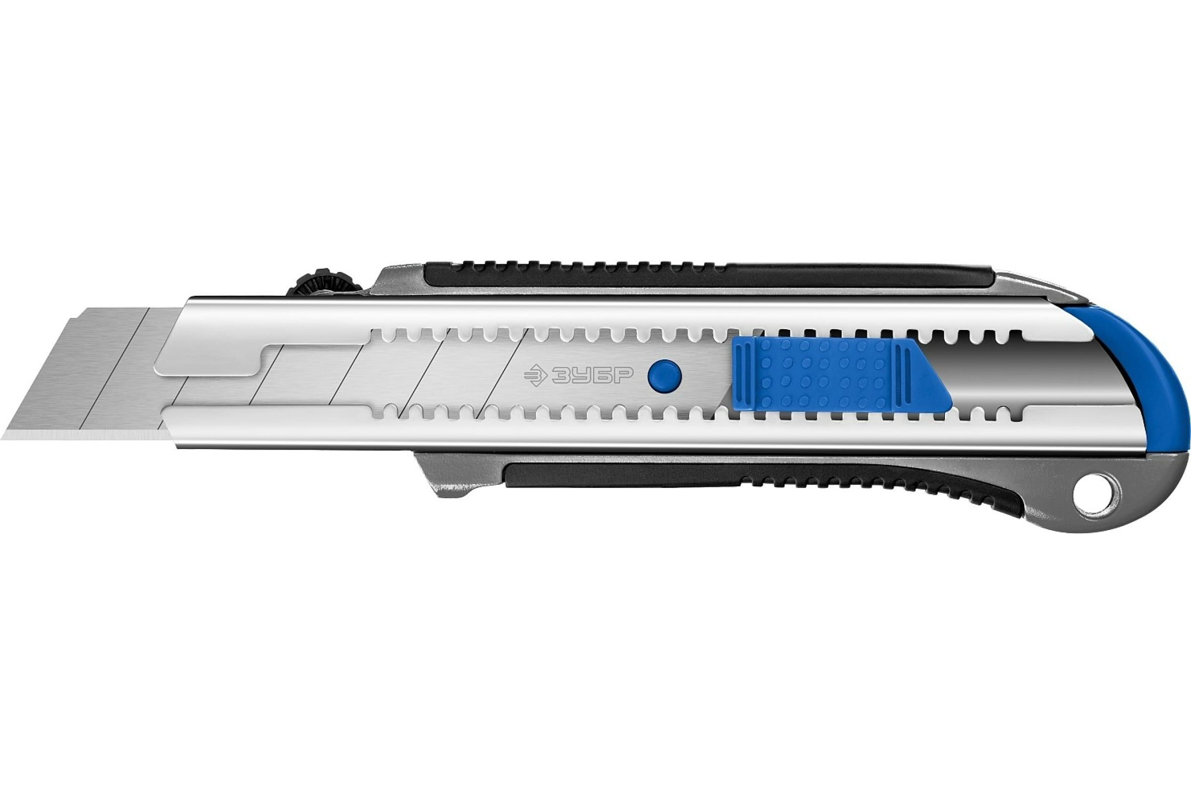 Металлический нож с автостопом ТИТАН-25, сегмент. лезвия 25 мм, ЗУБР Профессионал металлический нож с автостопом про 9а сегмент лезвия 9 мм профессионал зубр 9152