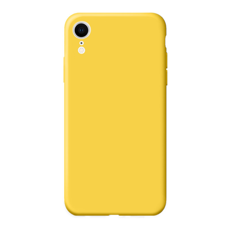 Чехол панель-накладка MyPads для iPhone XR (Желтый)