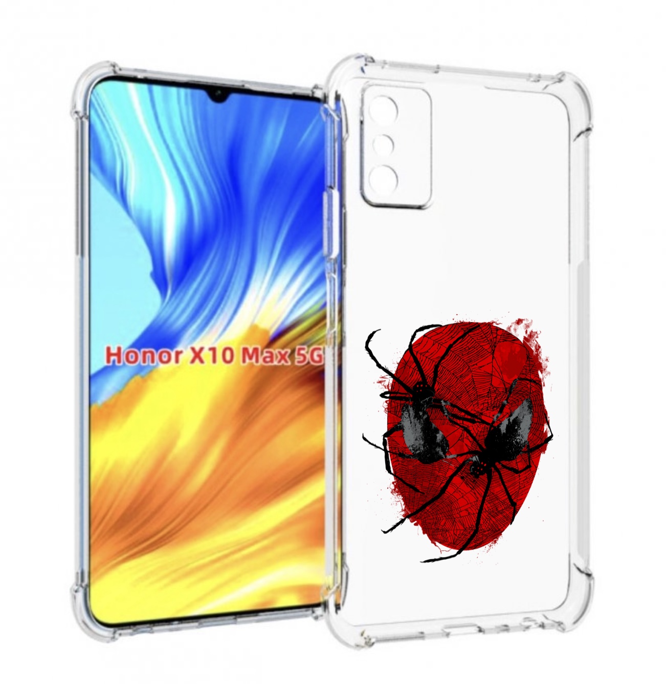 

Чехол MyPads человек паук для Honor X10 Max, Прозрачный, Tocco