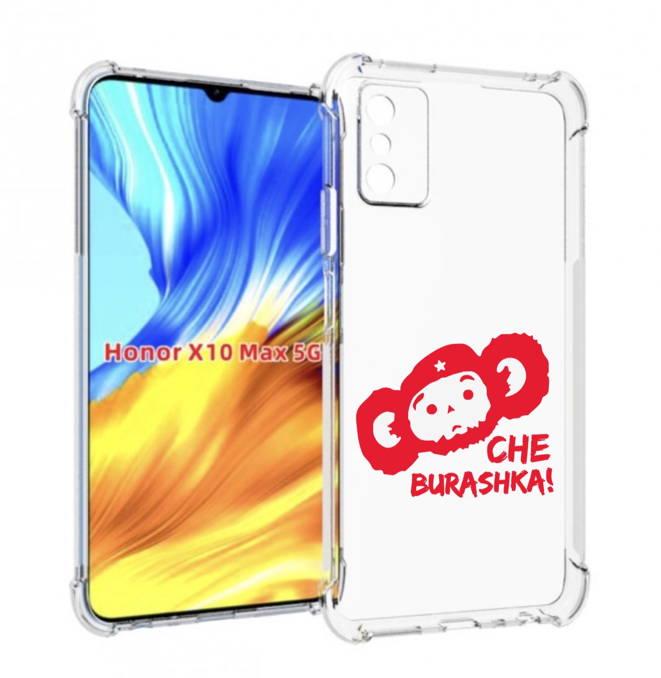 

Чехол MyPads чебурашка для Honor X10 Max, Прозрачный, Tocco