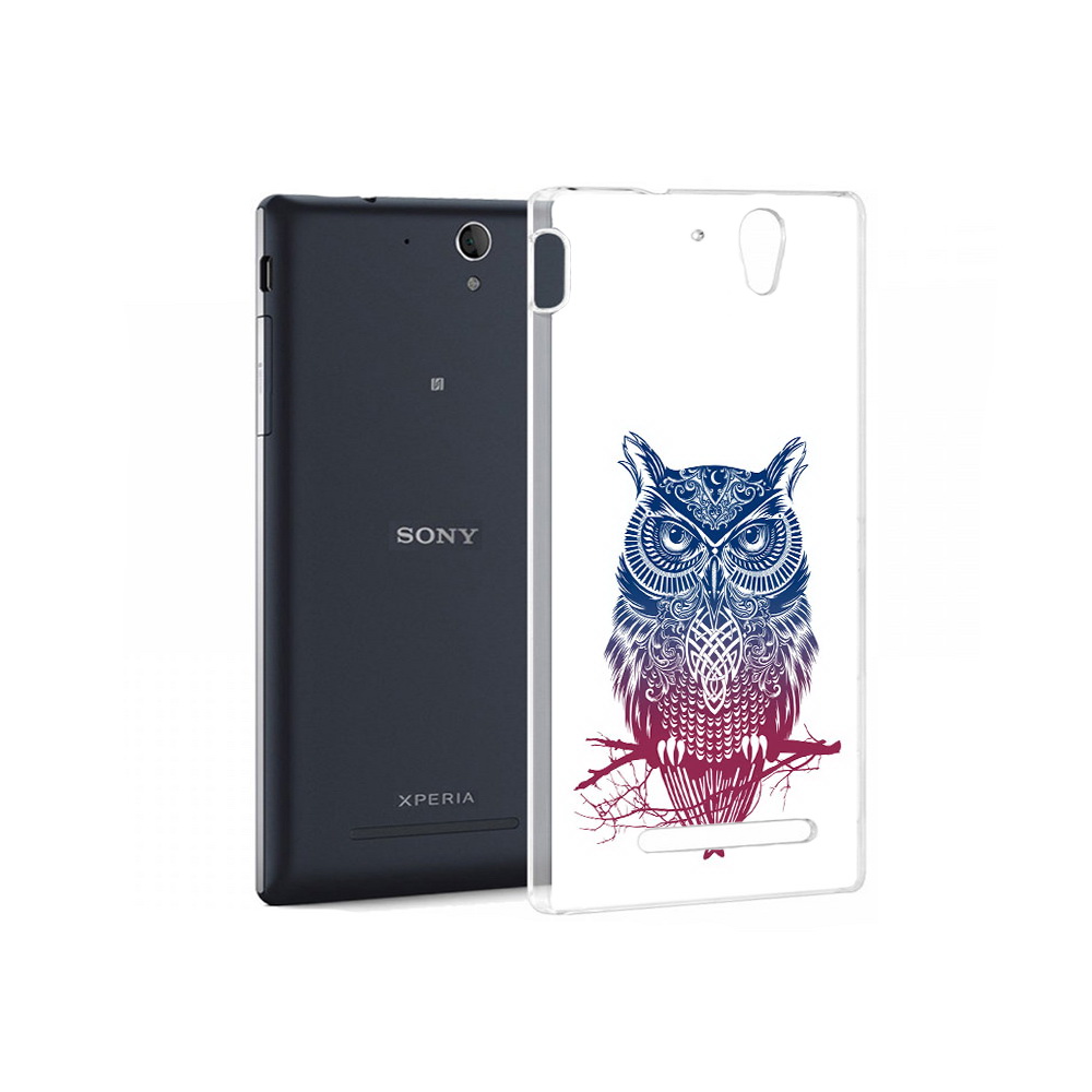 

Чехол MyPads Tocco для Sony Xperia C5 Ultra хиппи сова (PT16261.253.664), Прозрачный, Tocco