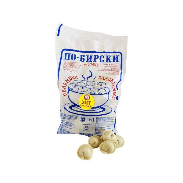

Пельмени УМКК По-бирски Самолепные говядина-свинина-мясо птицы 800 г
