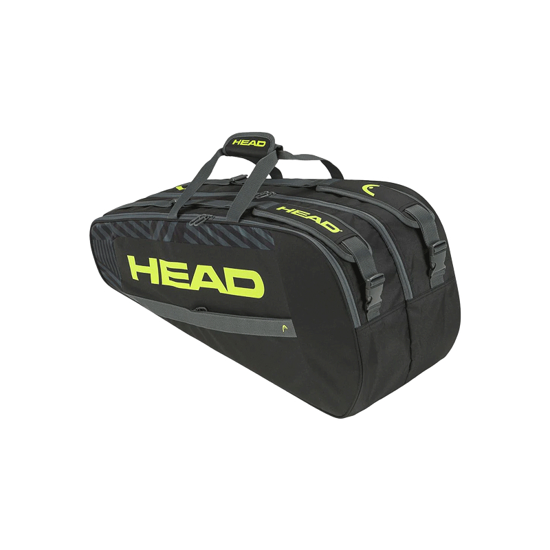 

Сумка-чехол 4-6 ракеток HEAD Base Racquet Bag M, Black/Yellow, Желтый;черный, Base Racquet Bag M