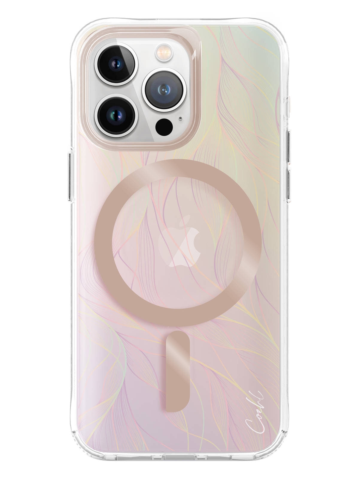 

Чехол Uniq для iPhone 15 Pro Max с MagSafe Coehl Willow Iridescent, Разноцветный