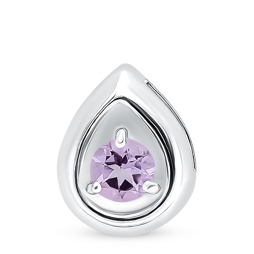 

Бегунок из серебра 585Gold 703006115, аметист, 703006115
