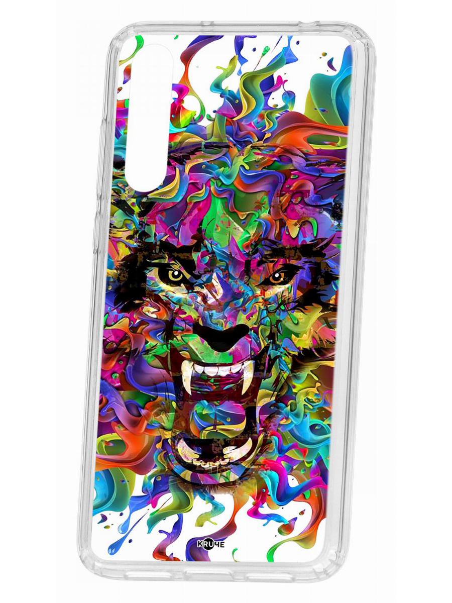 фото Чехол для huawei p20 pro (plus) kruche print colored beast кruче