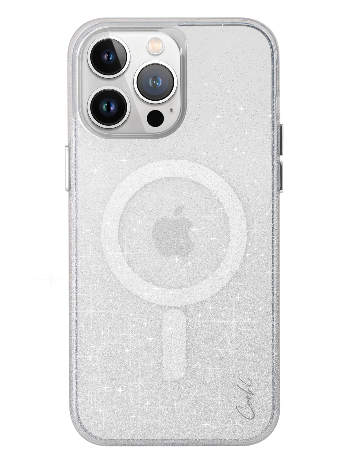 

Чехол Uniq для iPhone 15 Pro Max с MagSafe Coehl Lumino Silver, Серебристый