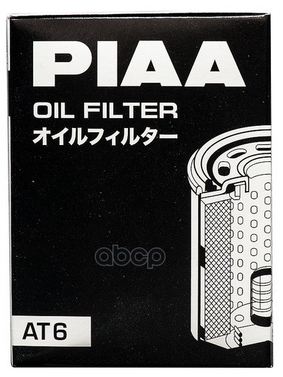 фото Фильтр масляный автомобильный piaa oil filter at6 / z1-m (c-110) (nitto 4tp-121; c-110; sa