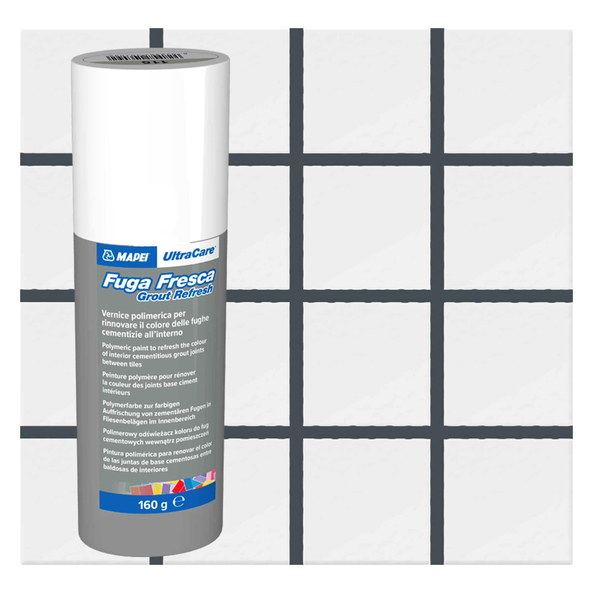 Краска для швов MAPEI Ultracare Fuga Fresca 114 Антрацит, 160 г