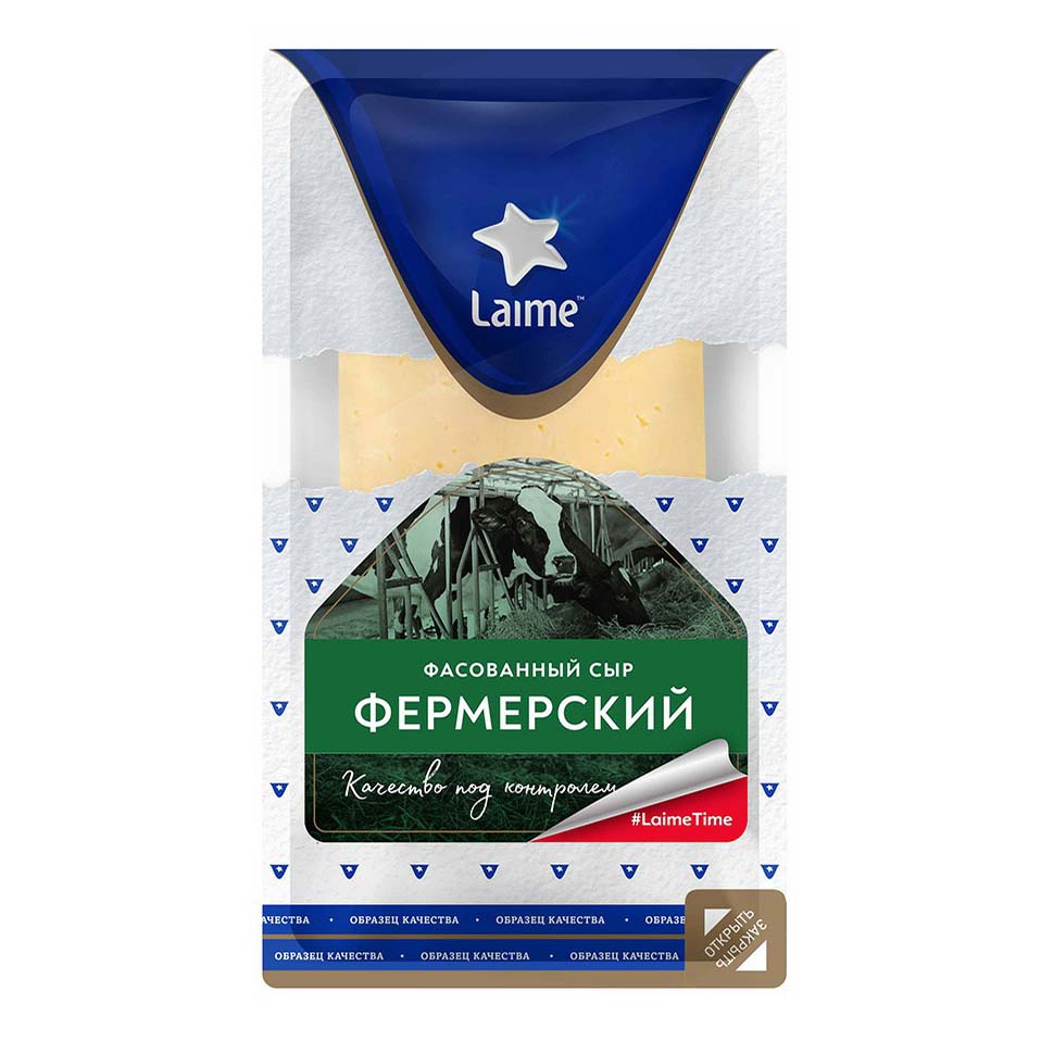 

Сыр полутвердый Laima Ферменский 50% нарезка 150 г