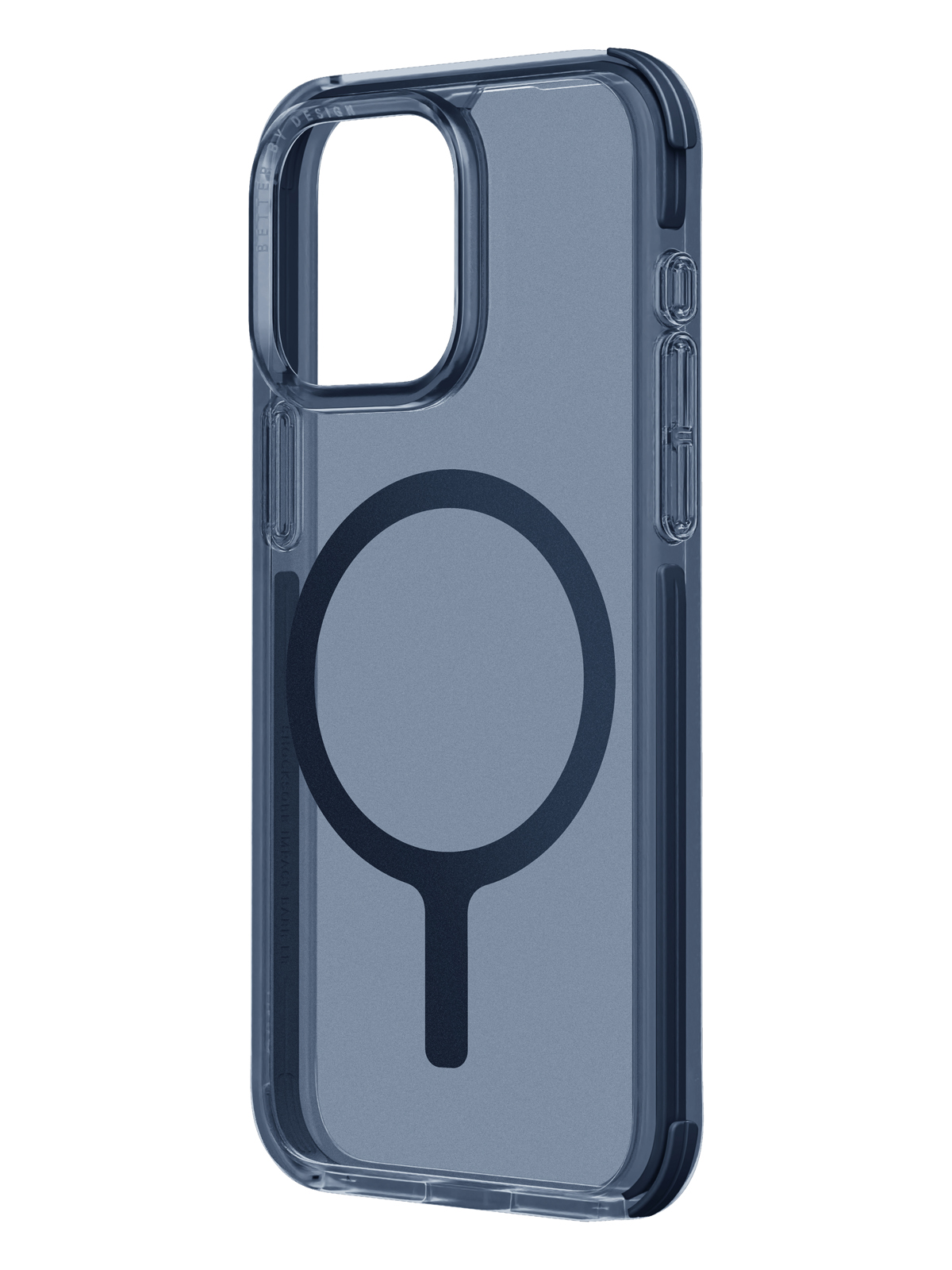 

Чехол Uniq для iPhone 15 Pro Max с MagSafe Combat AF Smoke Blue, Синий