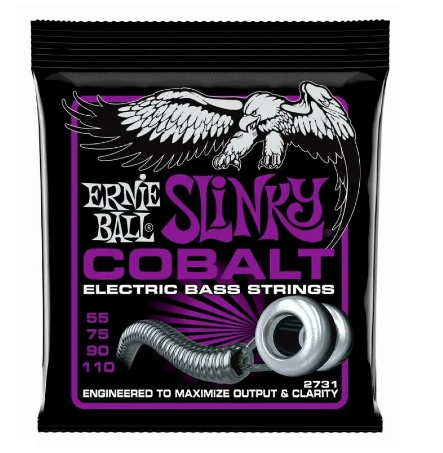 

ERNIE BALL 2731 Cobalt Slinky Power 55-110 - Струны для бас-гитары, 2731 Cobalt Slinky