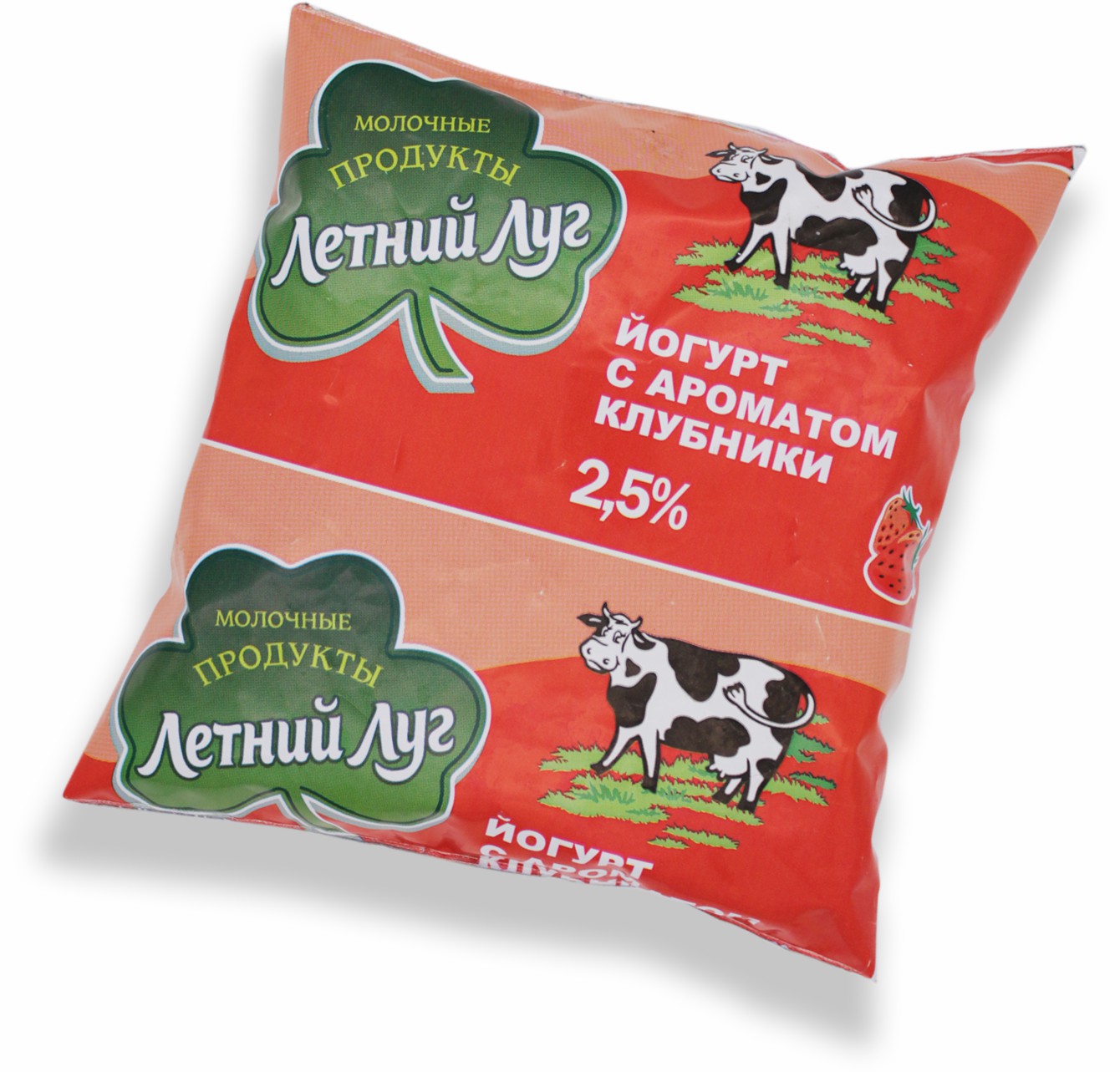 

Питьевой йогурт Летний Луг клубника 2,5% 475 г