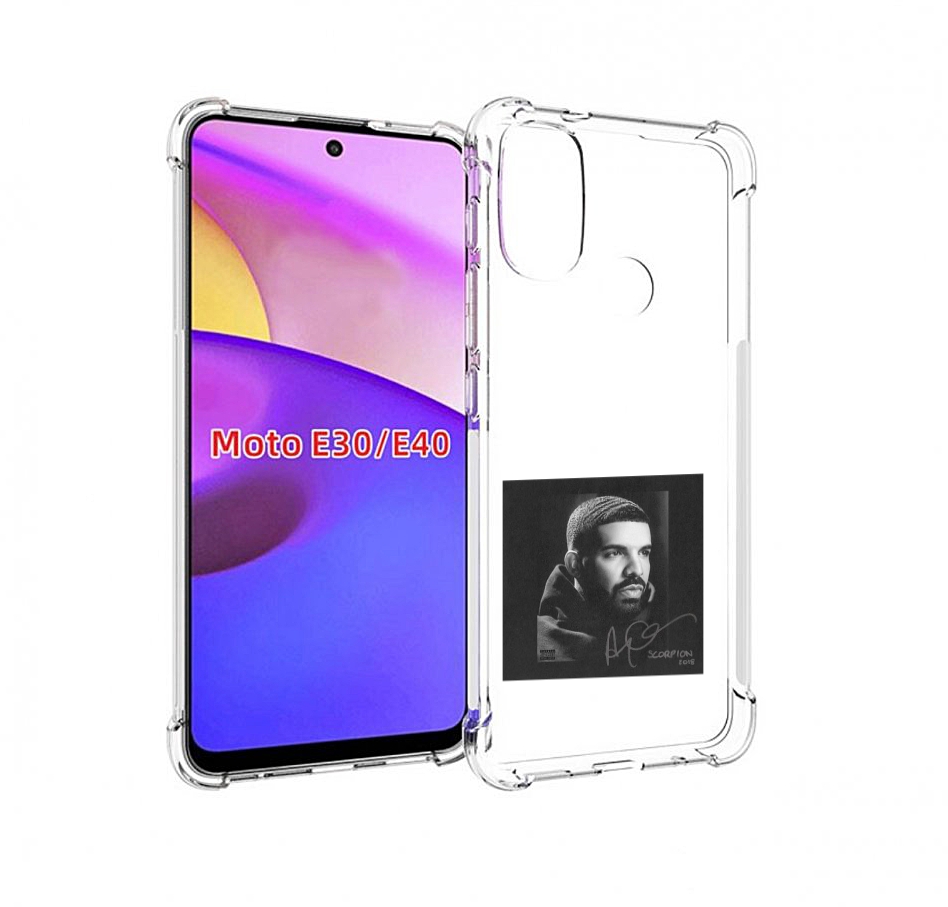 

Чехол бампер MyPads Drake - Scorpion для Motorola Moto E30., Прозрачный, Tocco