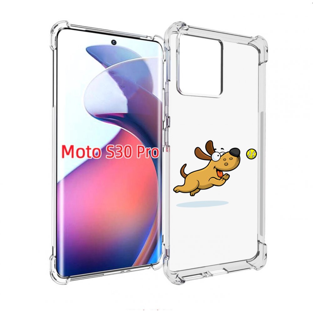 

Чехол MyPads пёсик для Motorola Moto S30 Pro, Прозрачный, Tocco