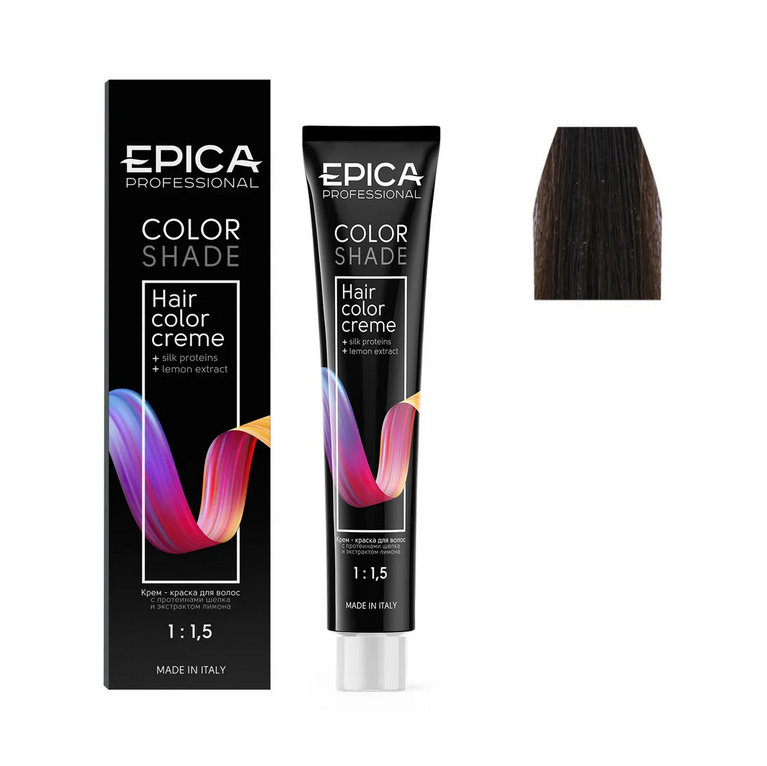 Крем-краска Темно-Русый Шоколадный EPICA PROFESSIONAL Colorshade 67, 100 мл